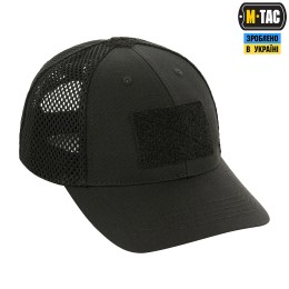 M-Tac бейсболка тактическая с сеткой Elite Flex Black
