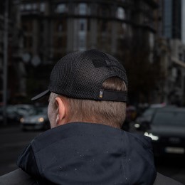 M-Tac бейсболка тактическая с сеткой Elite Flex Black