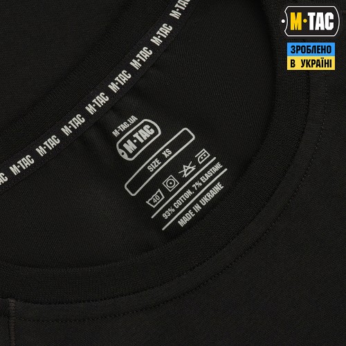M-Tac футболка реглан 93/7 чорна