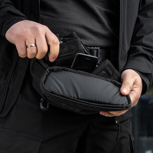 M-Tac сумка Tactical Waist Bag Elite Hex Black