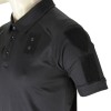 Милитарка™ футболка поло COOLPASS с велкро Police черная