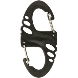 M-Tac карабін S-Hook пластиковий чорний