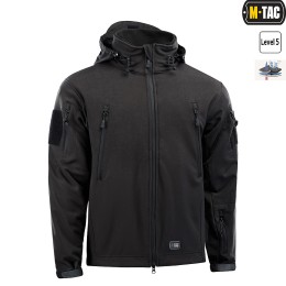 M-Tac Куртка Softshell з підстібкою Поліція чорна