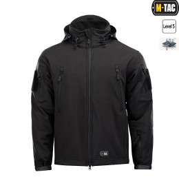 M-Tac Куртка Softshell з підстібкою Поліція чорна