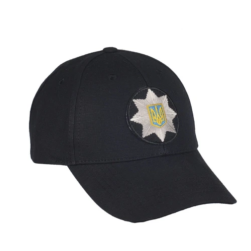 M-Tac Бейсболка Police рип-стоп черная
