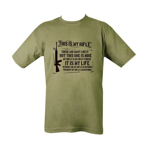 Футболка Kombat UK This Is My Rifle олива