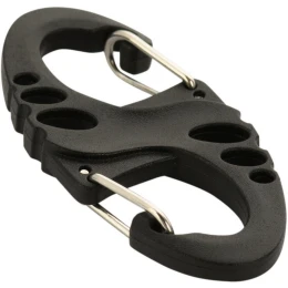 M-Tac карабін S-Hook пластиковий чорний