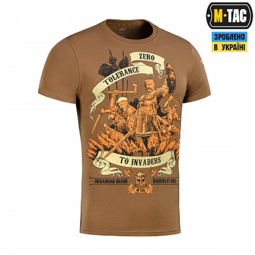 M-Tac футболка Zero Tolerance Coyote Brown в магазине Кроссовка